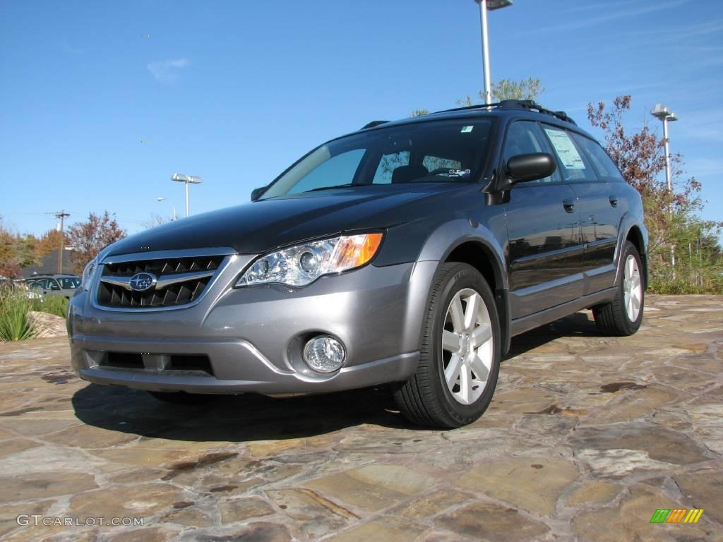 2009 Outback 2.5i Special Edition Wagon - Diamond Gray Metallic / Off Black photo #2