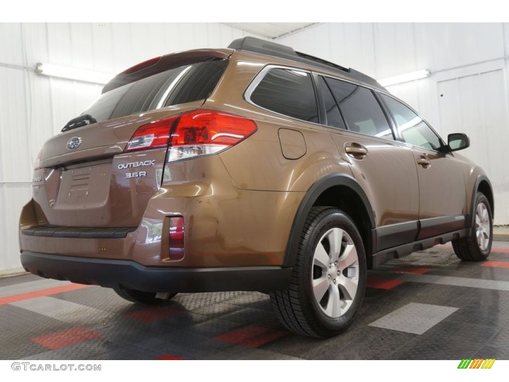 2011 Outback 3.6R Limited Wagon - Caramel Bronze Pearl / Warm Ivory photo #10