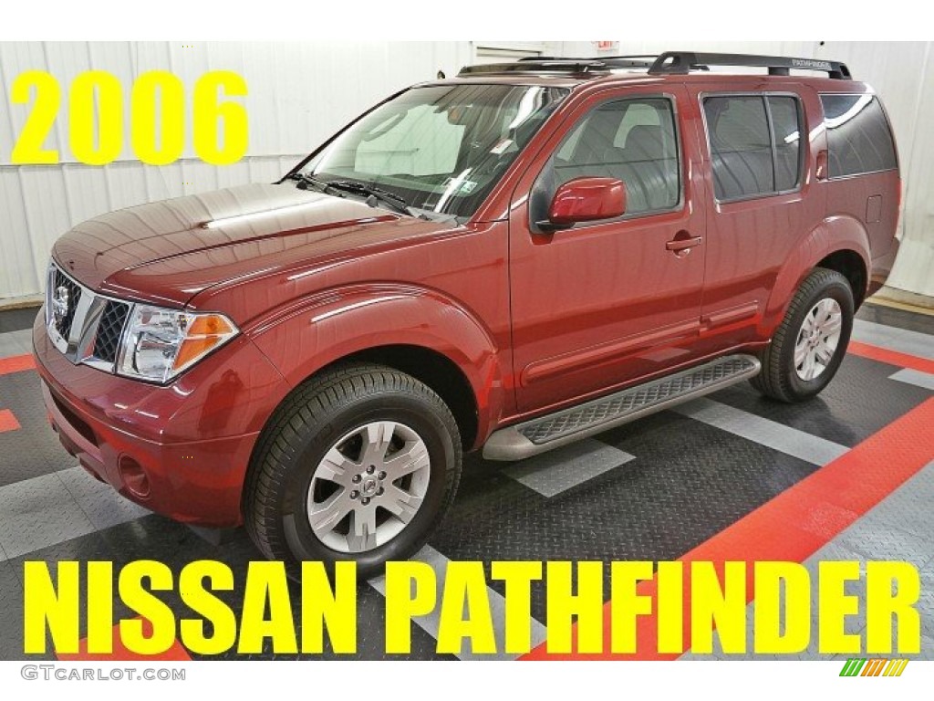 Red Brawn Pearl Nissan Pathfinder