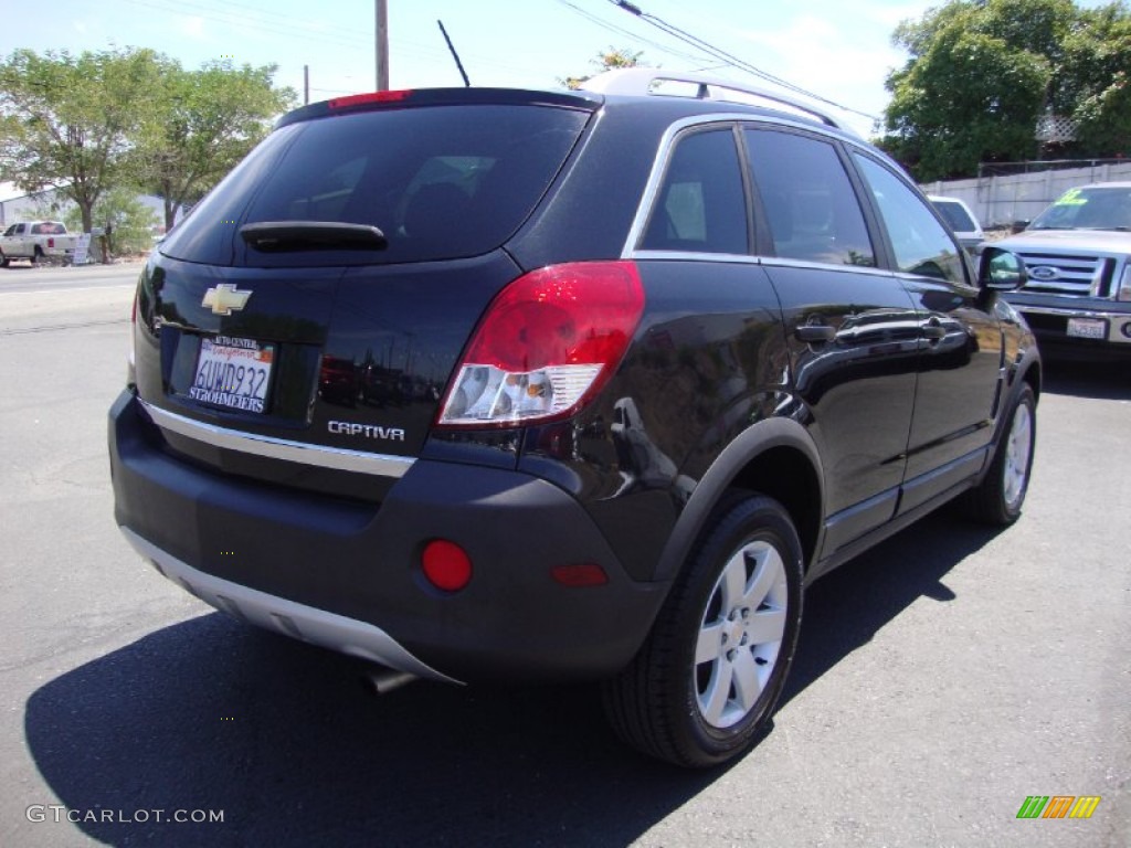 2012 Captiva Sport LS - Black Granite Metallic / Black photo #7