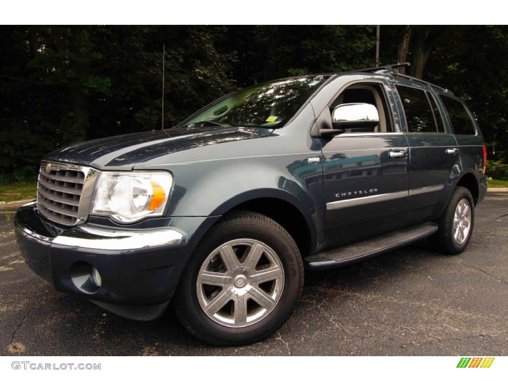 Steel Blue Metallic 2008 Chrysler Aspen Limited 4WD Exterior Photo #95578008