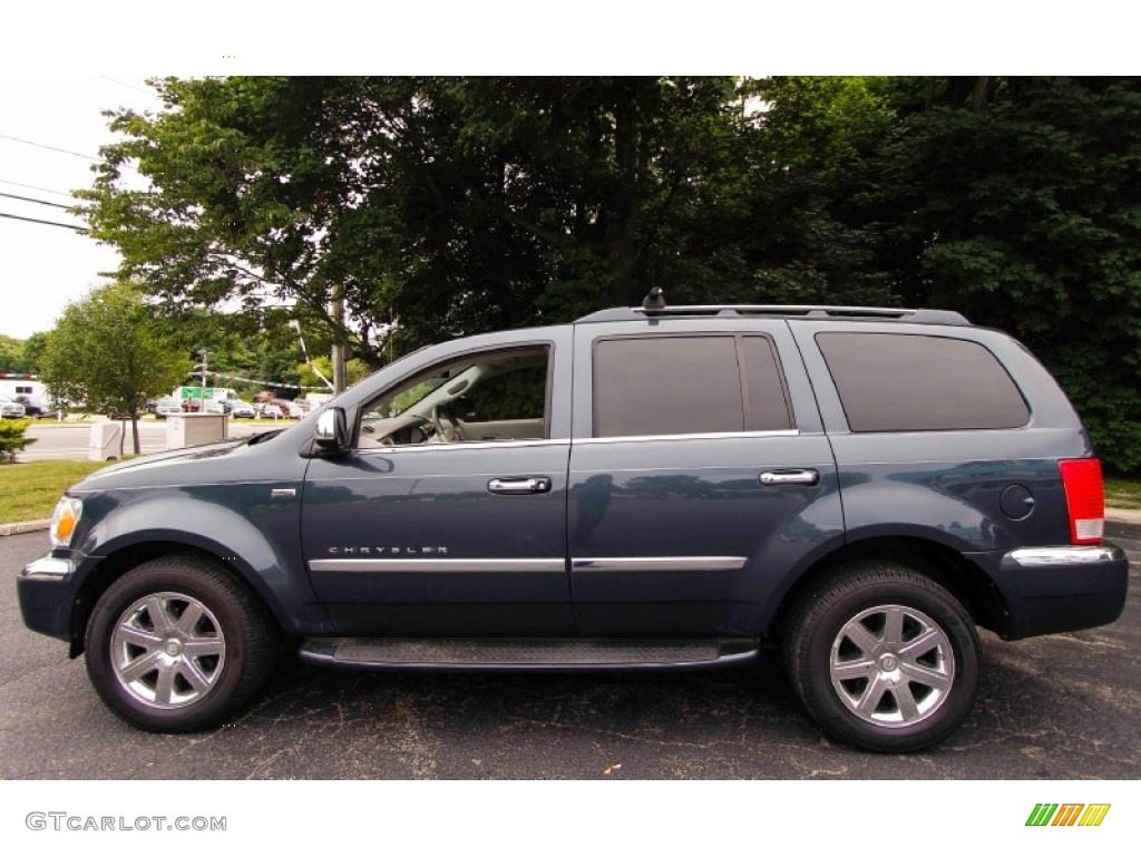 Steel Blue Metallic 2008 Chrysler Aspen Limited 4WD Exterior Photo #95578044