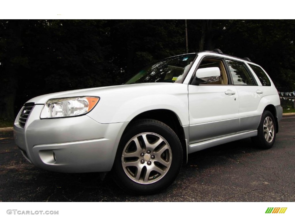 2006 Forester 2.5 X L.L.Bean Edition - Aspen White / Desert Beige photo #1