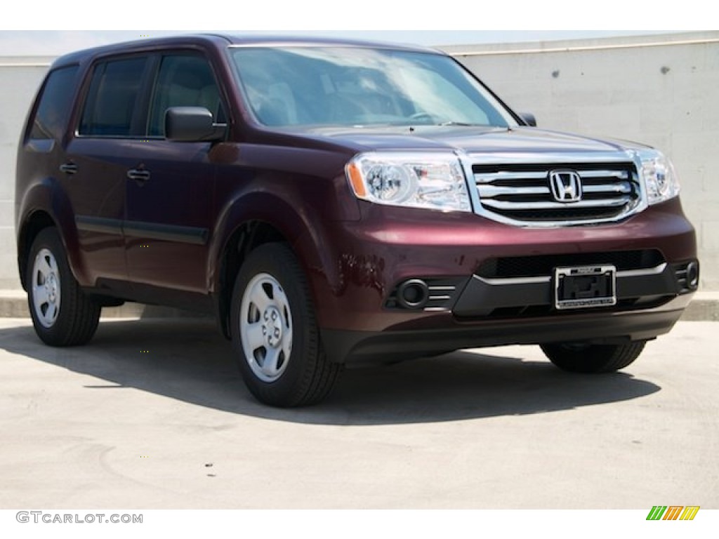 Dark Cherry Pearl Honda Pilot