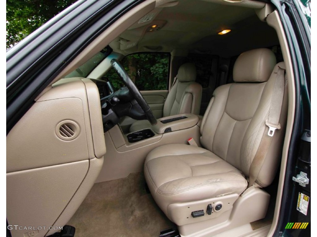 Tan Interior 2004 Chevrolet Silverado 1500 LT Extended Cab 4x4 Photo #95582265