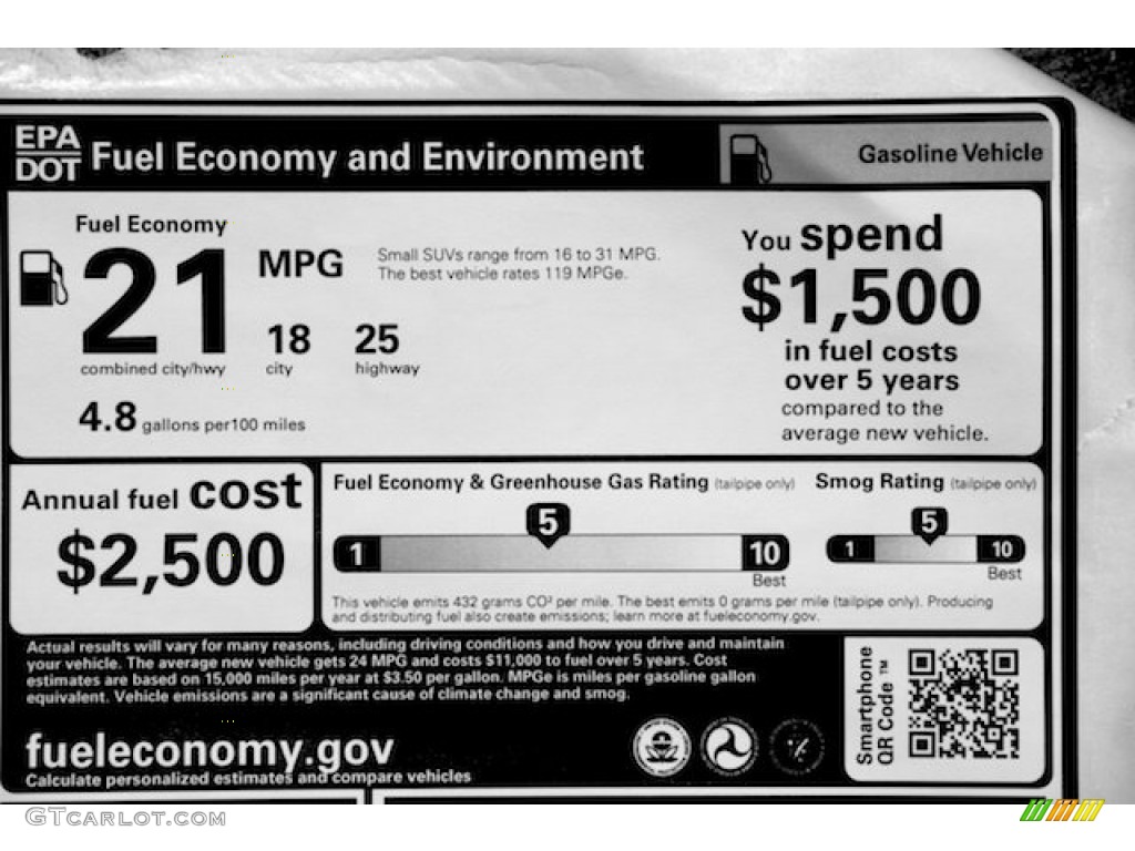 2015 Honda Pilot LX Window Sticker Photo #95582363
