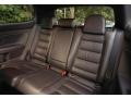 2009 Volkswagen GTI Anthracite Black Leather Interior Rear Seat Photo