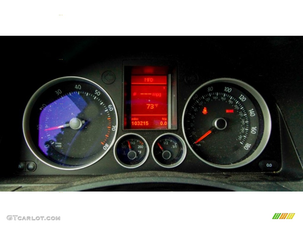 2009 Volkswagen GTI 2 Door Gauges Photo #95583189
