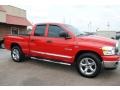 2008 Flame Red Dodge Ram 1500 SLT Quad Cab  photo #3