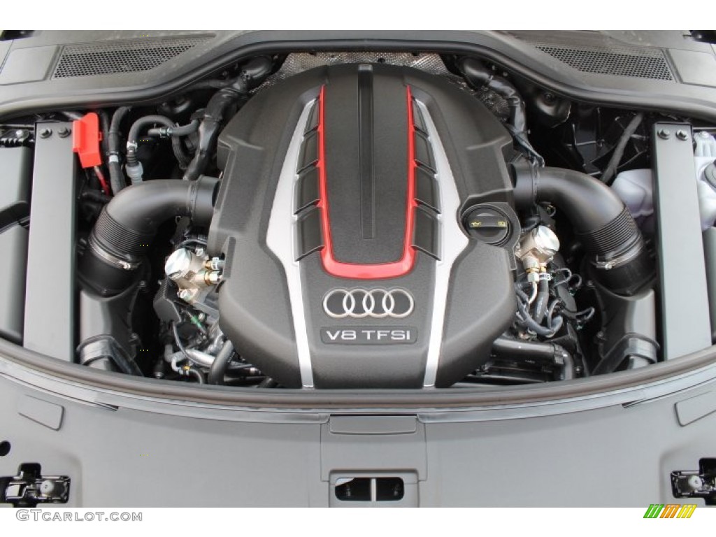 2015 Audi S8 quattro S 4.0 Liter FSI Turbocharged DOHC 32-Valve VVT V8 Engine Photo #95587804