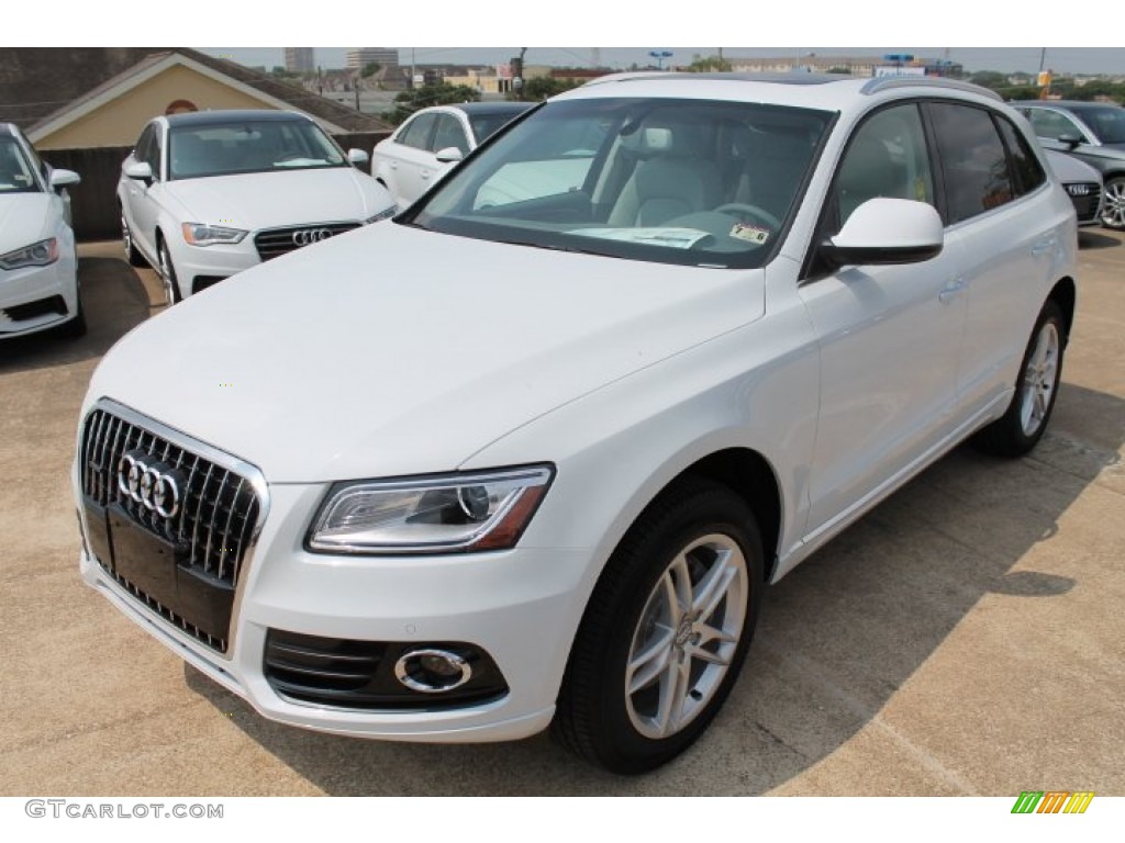 Glacier White Metallic 2015 Audi Q5 3.0 TDI Premium Plus quattro Exterior Photo #95587876