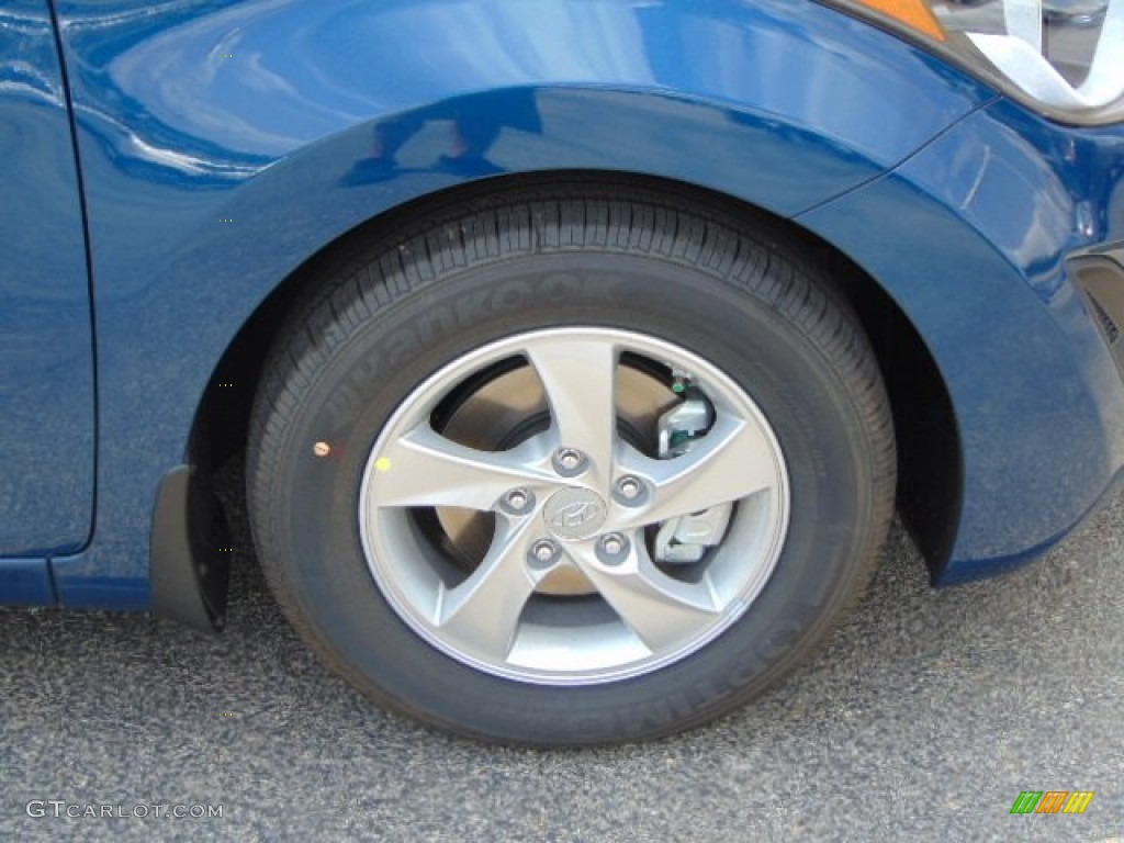 2015 Elantra SE Sedan - Windy Sea Blue / Beige photo #3