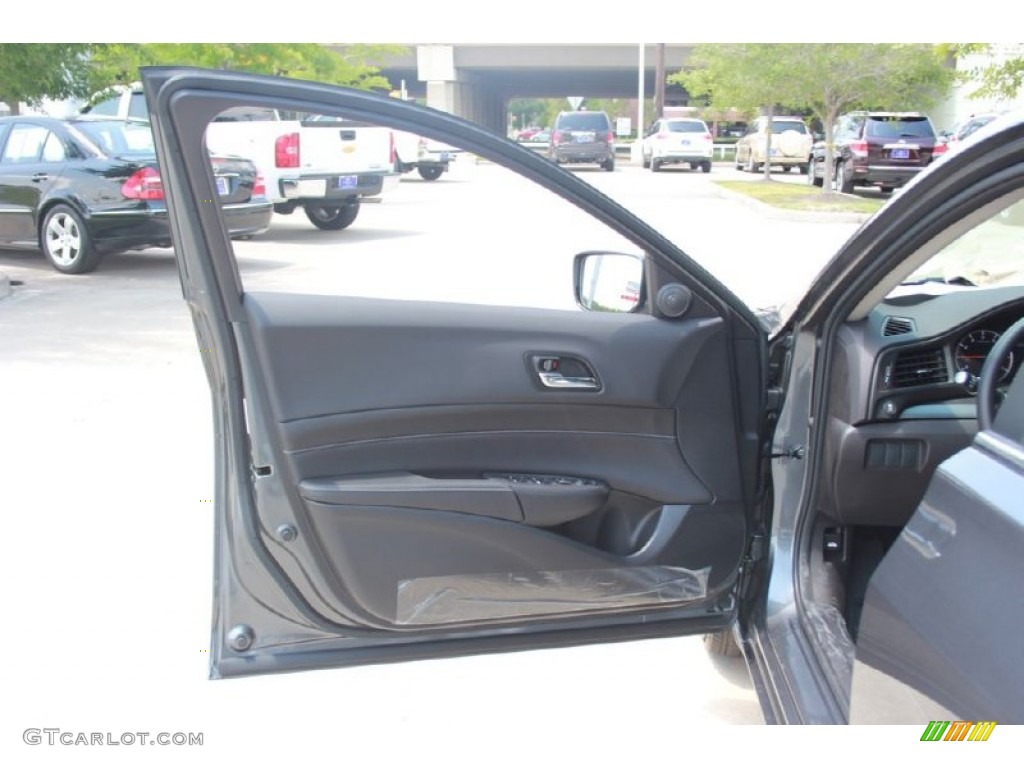 2015 Acura ILX 2.4L Premium Ebony Door Panel Photo #95589739