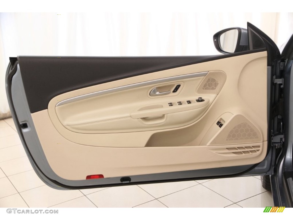 2012 Volkswagen Eos Komfort Cornsilk Beige Door Panel Photo #95592474