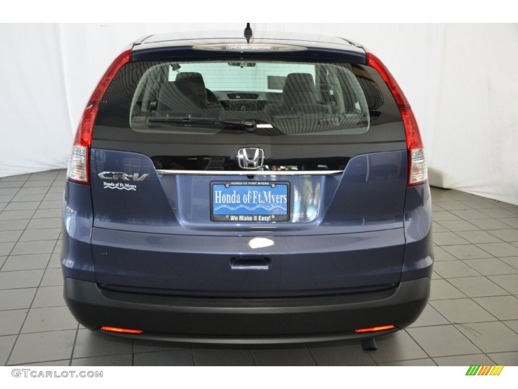 2012 CR-V LX - Twilight Blue Metallic / Gray photo #6