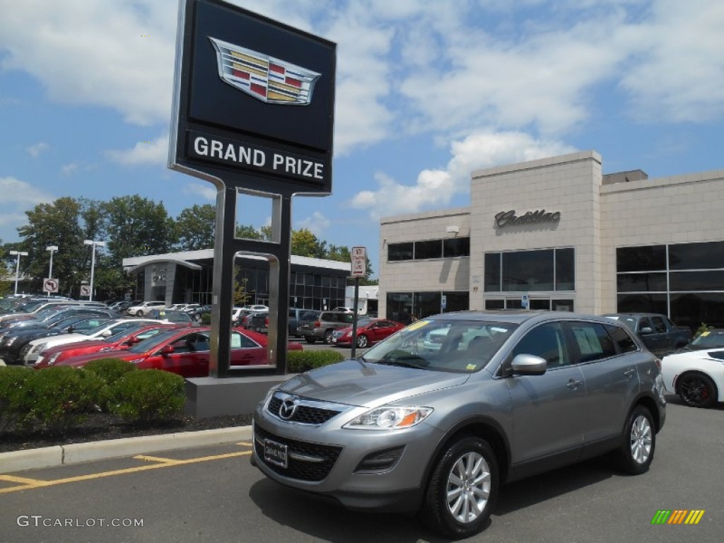 2010 CX-9 Touring AWD - Dolphin Gray Mica / Black photo #1