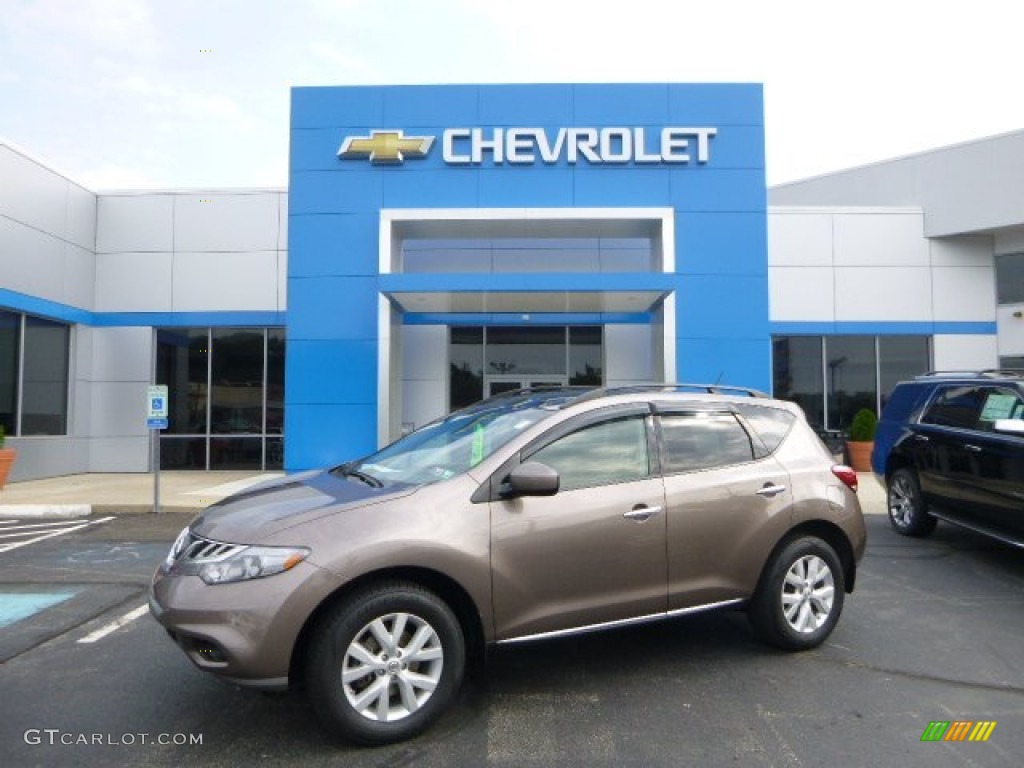 2012 Murano S AWD - Tinted Bronze / Black photo #1