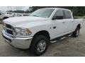 2012 Bright White Dodge Ram 2500 HD SLT Crew Cab 4x4  photo #2