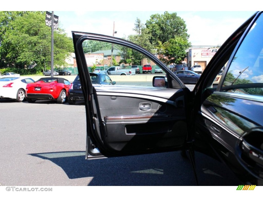 2003 7 Series 745i Sedan - Jet Black / Black/Black photo #11