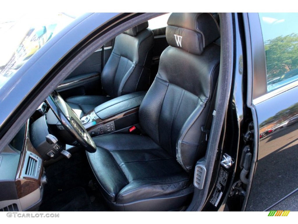 2003 7 Series 745i Sedan - Jet Black / Black/Black photo #15