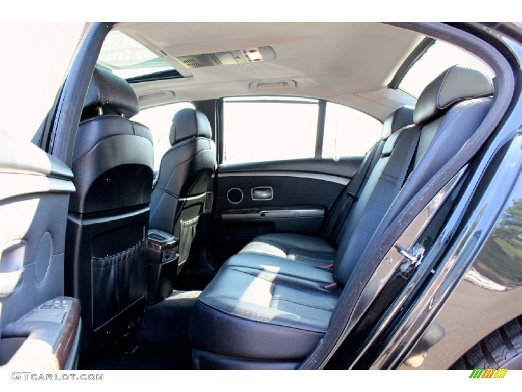 2003 7 Series 745i Sedan - Jet Black / Black/Black photo #20