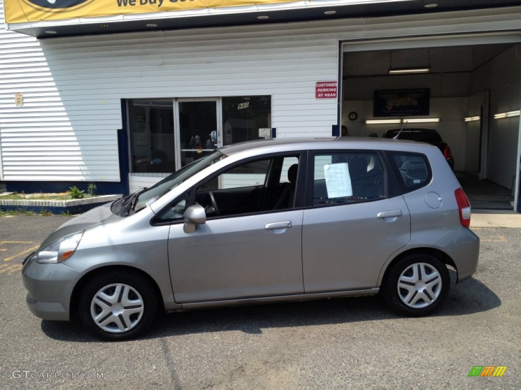 2007 Fit  - Storm Silver Metallic / Black photo #19