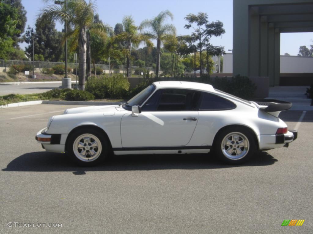 White 1987 Porsche 911 Carrera Coupe Exterior Photo #955976