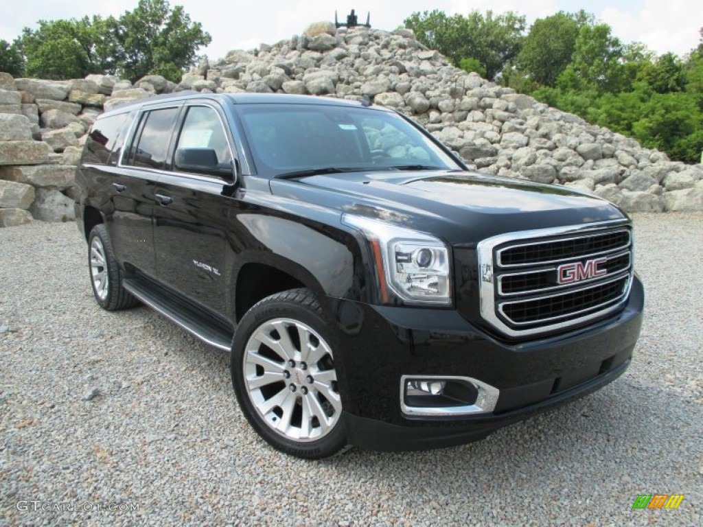 Onyx Black 2015 GMC Yukon XL SLE 4WD Exterior Photo #95599936