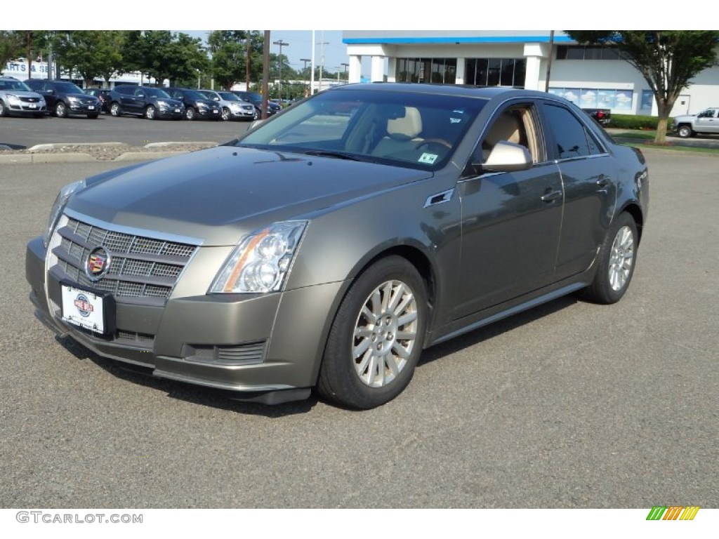 2011 CTS 3.0 Sedan - Evolution Green Metallic / Cashmere/Cocoa photo #1
