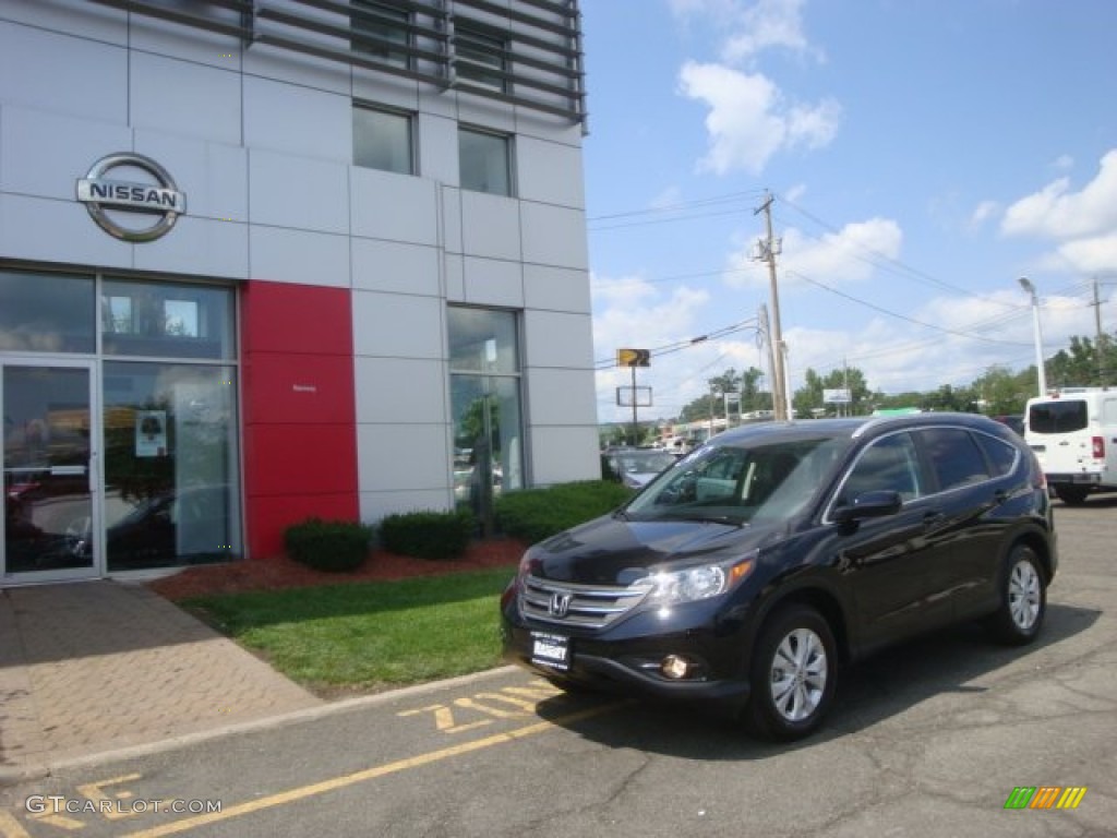 2014 CR-V EX-L AWD - Crystal Black Pearl / Black photo #27