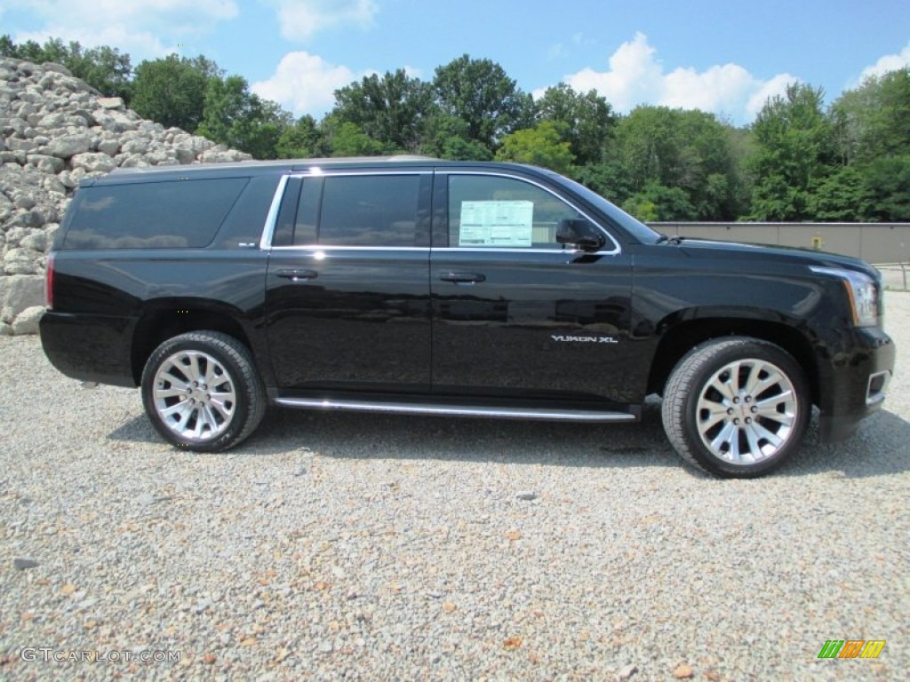 Onyx Black 2015 GMC Yukon XL SLE 4WD Exterior Photo #95601028
