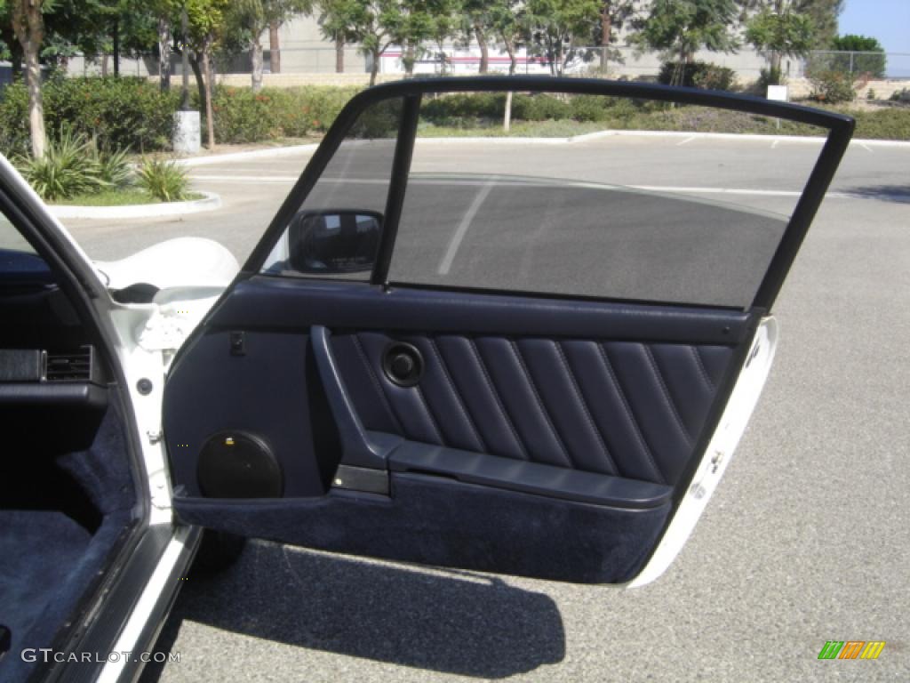 1987 Porsche 911 Carrera Coupe Black Door Panel Photo #956016