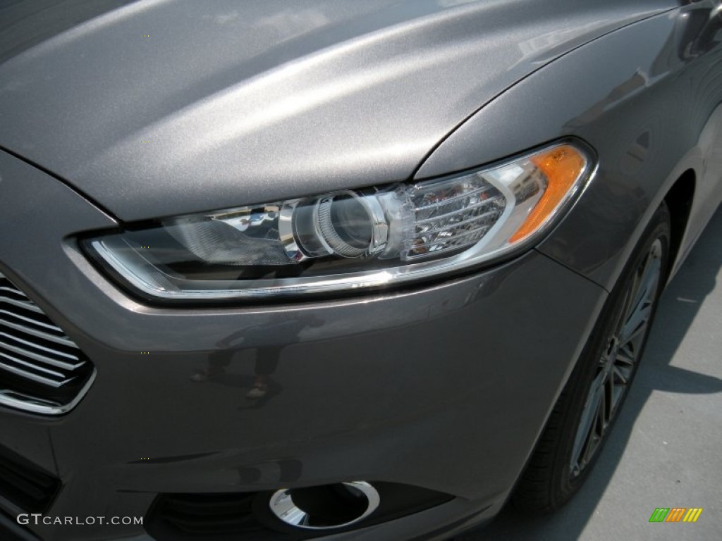 2014 Fusion SE EcoBoost - Sterling Gray / Charcoal Black photo #9