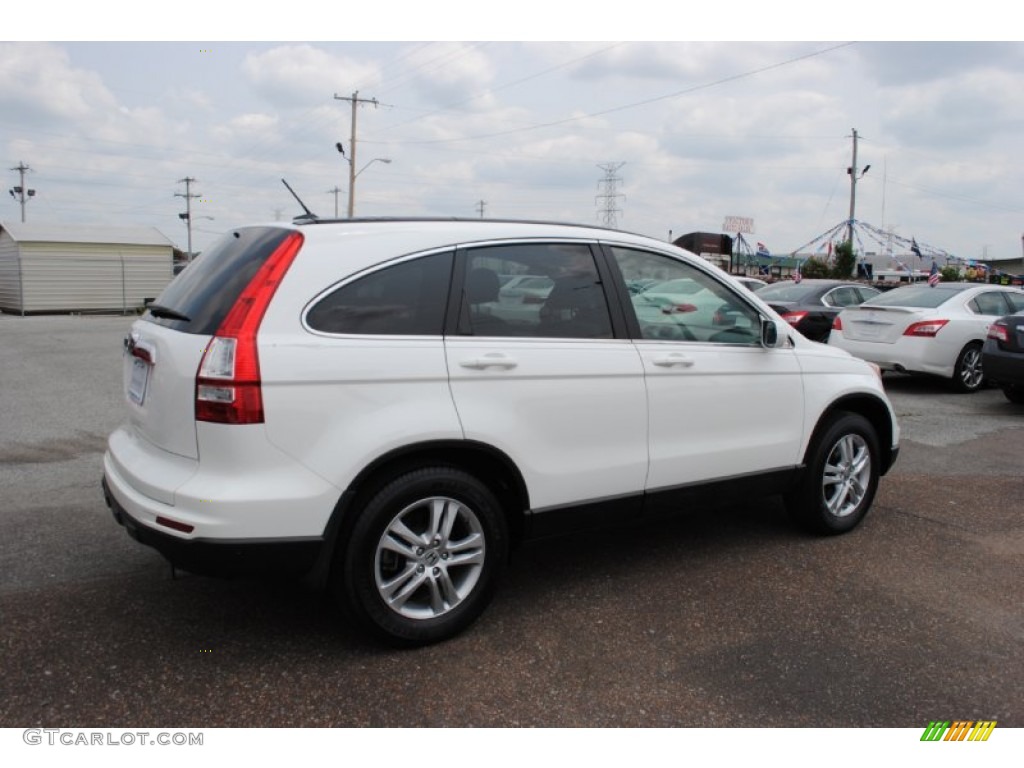 2011 CR-V EX-L - Taffeta White / Ivory photo #4