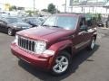 Red Rock Crystal Pearl 2008 Jeep Liberty Limited 4x4