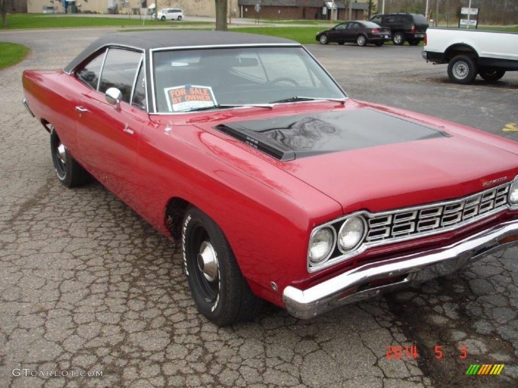 1968 Roadrunner Coupe - Red / Black photo #1