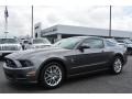 2014 Sterling Gray Ford Mustang V6 Premium Coupe  photo #3