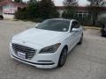 2015 Casablanca White Hyundai Genesis 5.0 Sedan  photo #1