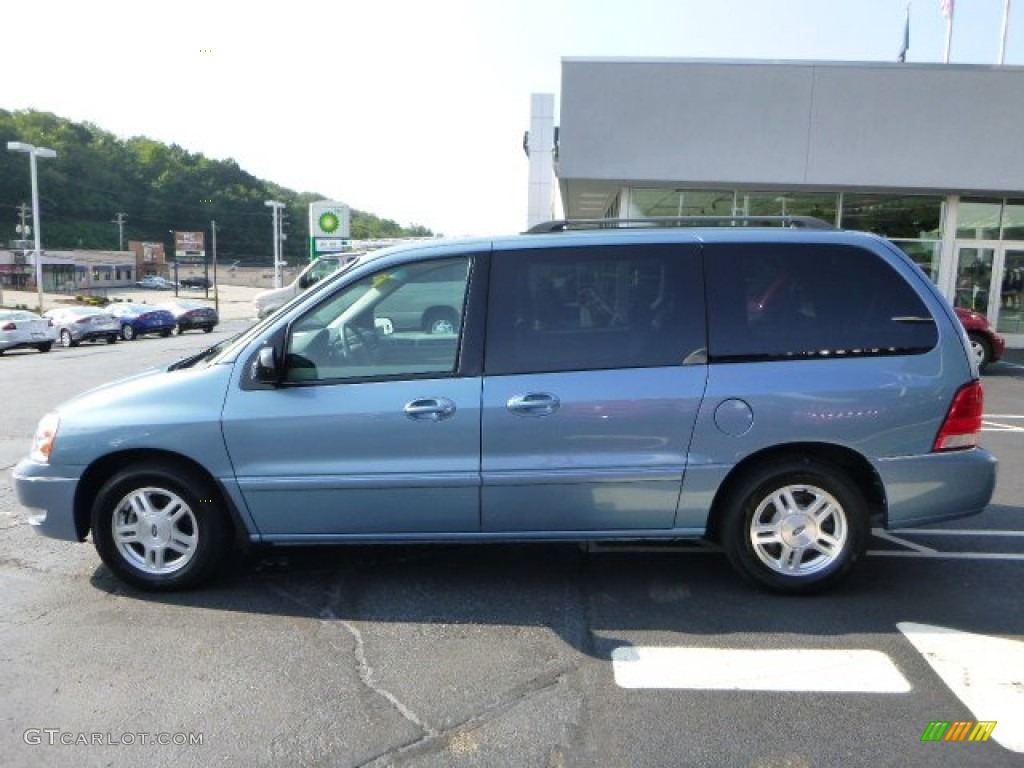 2007 Freestar SEL - Windveil Blue Metallic / Flint Gray photo #2