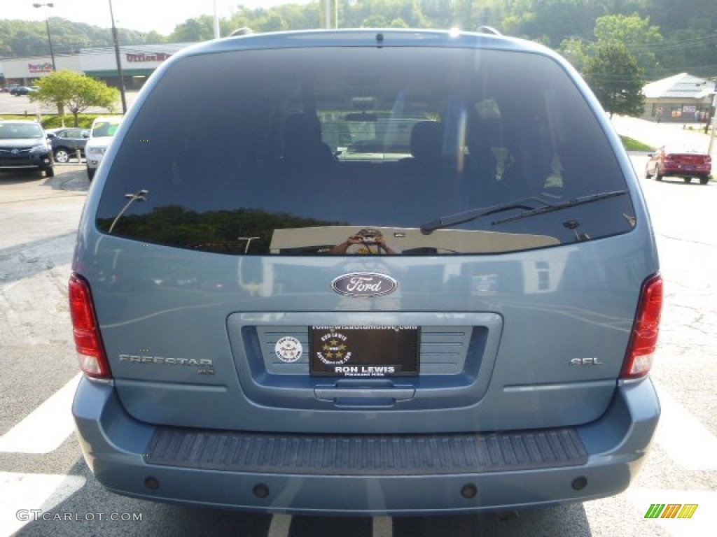2007 Freestar SEL - Windveil Blue Metallic / Flint Gray photo #4