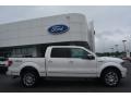 2014 White Platinum Ford F150 Platinum SuperCrew 4x4  photo #2