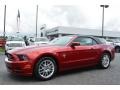 2014 Ruby Red Ford Mustang V6 Premium Convertible  photo #3