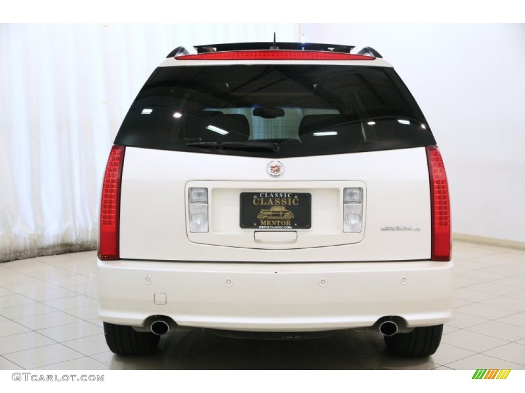 2008 SRX 4 V6 AWD - White Diamond Tricoat / Cashmere/Cocoa photo #23