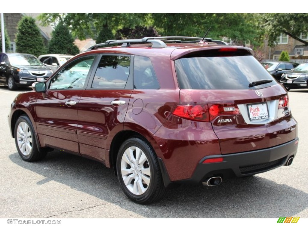 2011 RDX SH-AWD - Basque Red Pearl / Taupe photo #5