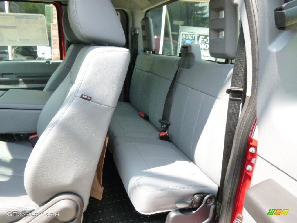 Steel Interior 2015 Ford F350 Super Duty XL Super Cab 4x4 Chassis Photo #95613101