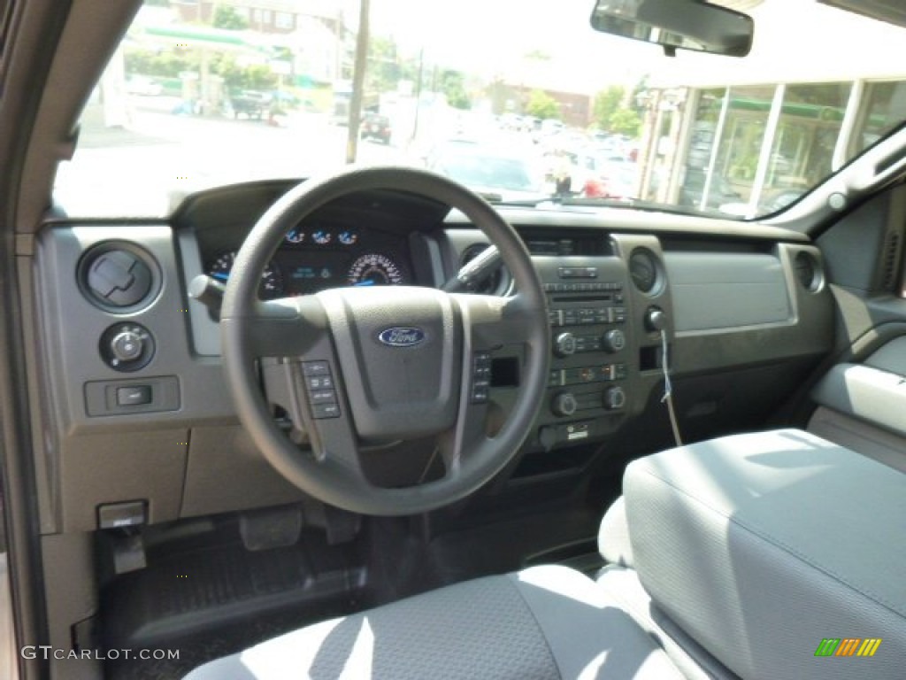 2014 F150 STX SuperCab 4x4 - Ingot Silver / Steel Grey photo #12