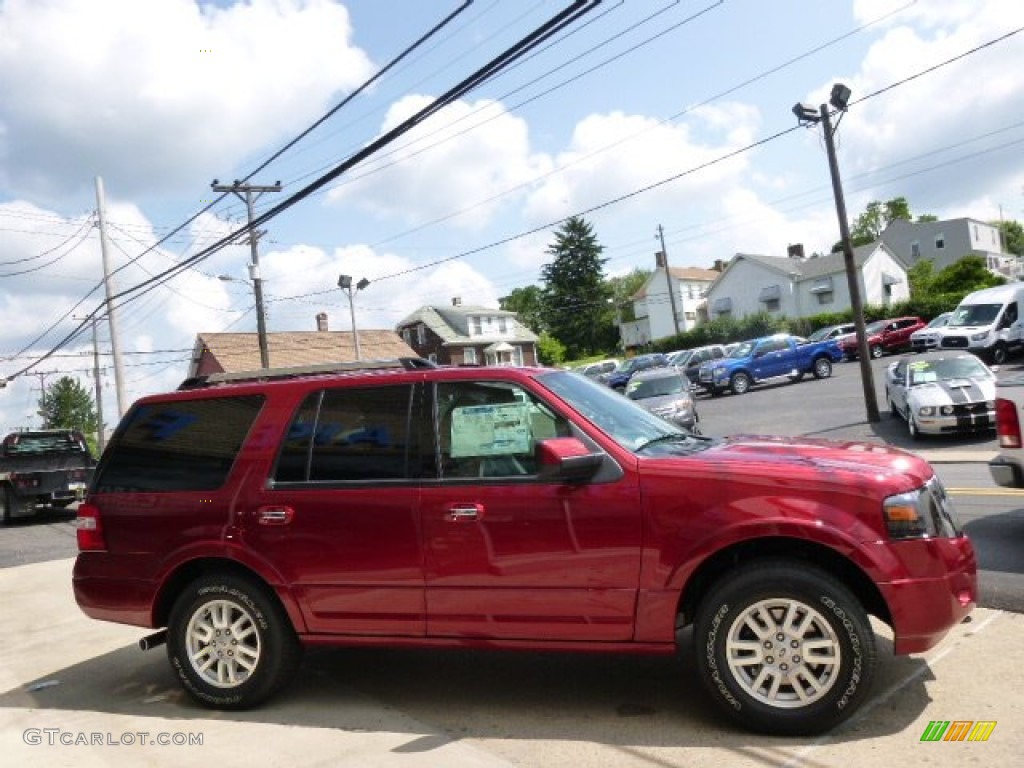 2014 Expedition Limited 4x4 - Ruby Red / Charcoal Black photo #4