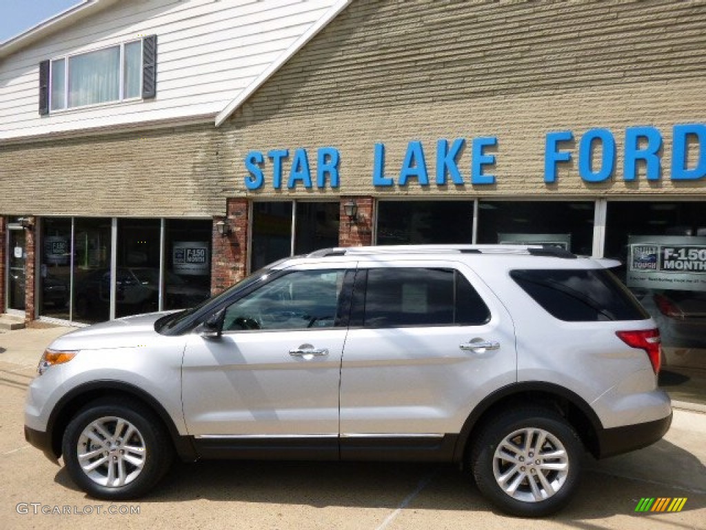 2015 Explorer XLT 4WD - Ingot Silver / Charcoal Black photo #7