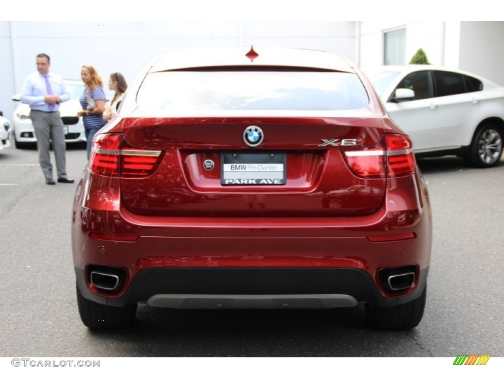 2014 X6 xDrive50i - Vermillion Red Metallic / Sand Beige photo #4