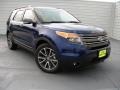 2015 Deep Impact Blue Ford Explorer XLT  photo #1
